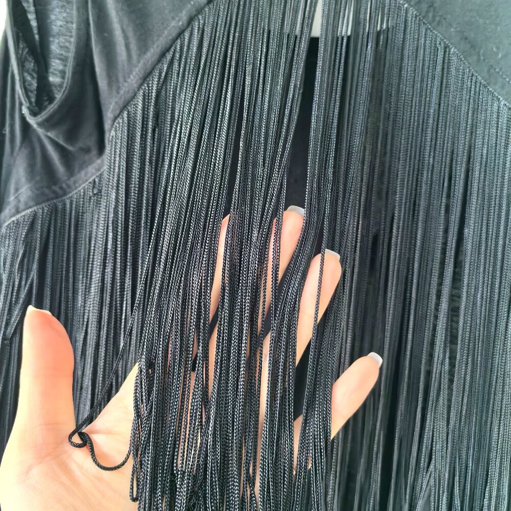 Black Fringe Tank Top – Vero Moda (XS-S)